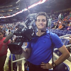 Mike Roy with Marlins